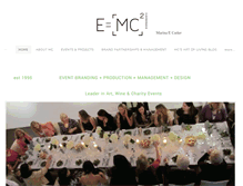 Tablet Screenshot of eventsmc2.com